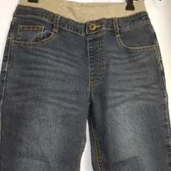 ダークブルーデニムパンツ（ゴムウエスト）