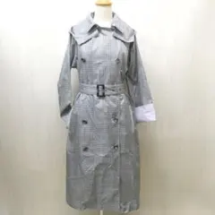 アクアスキュータム トレンチデザイン レインコート グレンチェック
