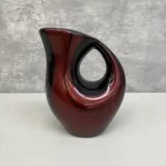 昭和レトロ ヴィンテージ 手つき 花瓶 花器 フラワーベース 花入 生け花