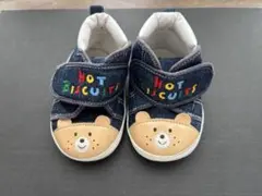 ミキハウス HOT BISCUITS デニムファーストシューズ 11.5cm