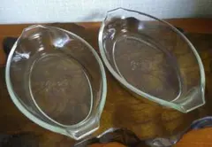 パイレックス PYREX グラタン皿 2個セット 耐熱ガラス 電子レンジ使用可のサムネイル