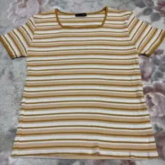 ストライプ 半袖Tシャツ Mサイズ