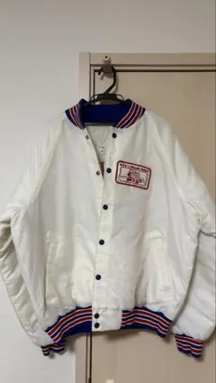 アメカジ スタジャン ナイロンジャケット キルティング 刺繍 古着