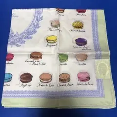 Ladurée ラデュレ マカロン柄 ハンカチ　バンダナ　新品のサムネイル