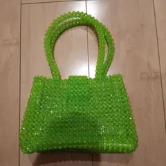ビーズバッグ ハンドバッグ