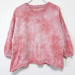 ✨️美品‼️ ギャップ 【L】 絞り染め スウェット クルーネック 七分袖 GAP