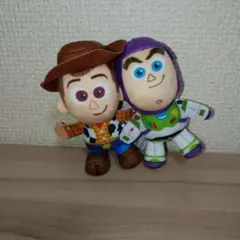 トイ・ストーリー5 ぬいぐるみ ペアマスコット ウッディ バズ