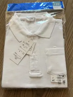 120 長袖ポロシャツ 白