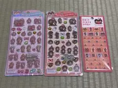 【正規品】モンチッチ うるちゅる タイルシール 3枚セット