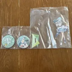 日野森雫 アクスタ 缶バッジ 2点セット セガラッキーくじ Vol.7 プロセカ