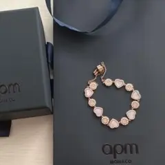 apm MONACO ハート型ブレスレット