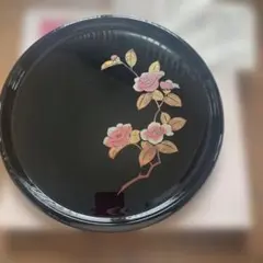 未使用 盆 椿蒔絵 長角盆 漆器風 - メルカリ