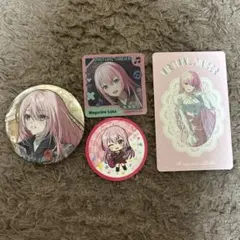 プロセカ　巡音ルカ　カードセット　缶バッジ