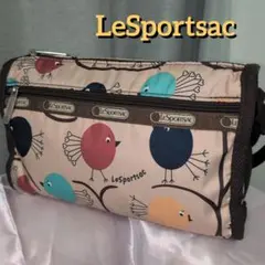 LeSportsac レスポートサック ショルダー 鳥柄 カラフル ミニバッグ