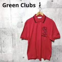 Green Clubs グリーンクラブ メンズ ゴルフ ポロシャツ 4 レッド