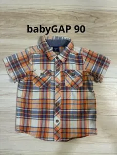 babyGap チェック柄 半袖シャツ