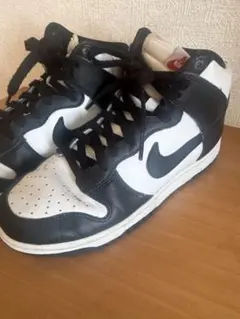 Nike ハイカットスニーカー ブラック/ホワイト24.5