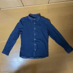 DENHAM シャツ　ネイビー