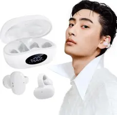 ♥️大特価♥️ ワイヤレス Bluetooth5.3 骨伝導イヤホン 耳挟み式