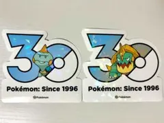 ポケモン 韓国限定 30周年記念 ステッカー カムカメ カジリガメ