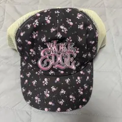 WOKE EDGE キャップ 花柄