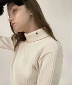 épine タートルネック リブニットのサムネイル