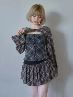 andmary Nancy check set up black