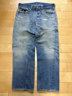 リーバイス　501 66後期　ブランクタブ ペンキ飛び ゆるダボ LEVI'S リーバイス 501 66後期 ブランクタブ ペンキ飛び ゆるダボ LEVI'S
