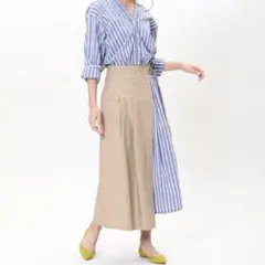 イネド　Maison de Beige ストライプ柄ラップスカートのサムネイル