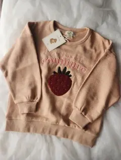 新品　コンゲススロイド　トレーナー　苺　5-6Y　　ピンク