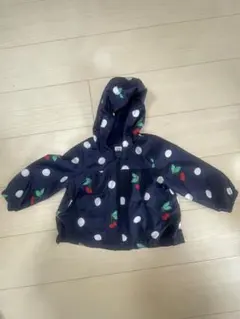 GAP 18-24ヶ月 アウター ネイビー ドット柄