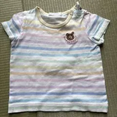 TINKERBELL 半袖Tシャツ 90cm マルチボーダーのサムネイル