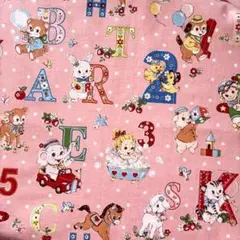 廃盤・松山敦子・３０’ｓ・ハッピーアニマル・ピンク・１１０ｃｍｘ５０ｃｍ