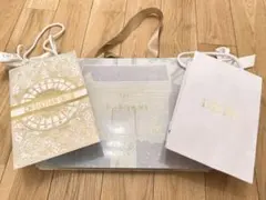 ディオール　2024 クリスマス ホリデー　ショップ袋　ショッパー　３枚セット