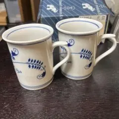 ボヘミア カールスバード ブルーオニオンマグカップ2個 - メルカリ