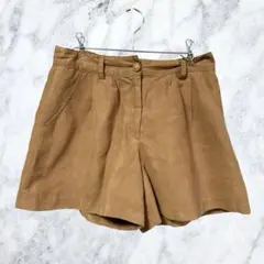 12728 イーハイフンワールドギャラリー ショートパンツ キャメル 茶 M