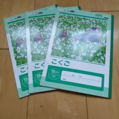 こくご 15マスノート 3冊セット