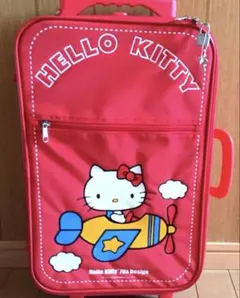 ハローキティ キャリーケース 70年代デザイン 赤