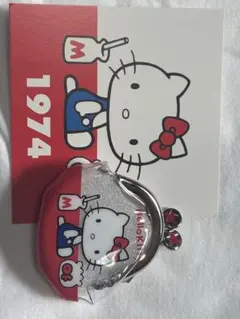 Hello Kitty コインケース 赤・白