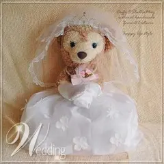 シェリーメイSサイズ用＊お花のウエディングドレス*12ｆ