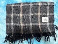 TAKEO KIKUCHI チェック柄マフラー