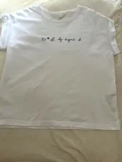 agnès b. ホワイトTシャツ 半袖