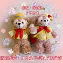 ザ・ハピネス・イヤー ぬいぐるみバッジ ダッフィー＆シェリーメイ TDR30th