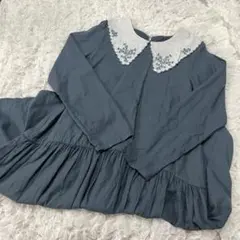 wolf&rita / 刺繍 襟つきワンピース