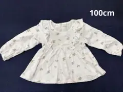 秋物　cottoli くまさん柄　トレーナー　100cm