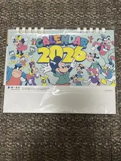 【未開封】2026年 ディズニー 卓上カレンダー　ミッキー