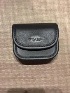 値下げ交渉あり‼️COACH ブラックレザーキーケース