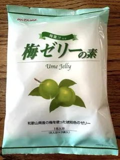 かんてんぱぱ　梅ゼリーの素 伊那食品　390g 6人分✖️3袋　梅果汁付のサムネイル