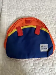 BEAMS DESIGN キッズ用 リュック オレンジ×ネイビーのサムネイル