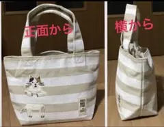 Port maritime doux ミニトートバッグ (ランチバッグ★ネコ★
